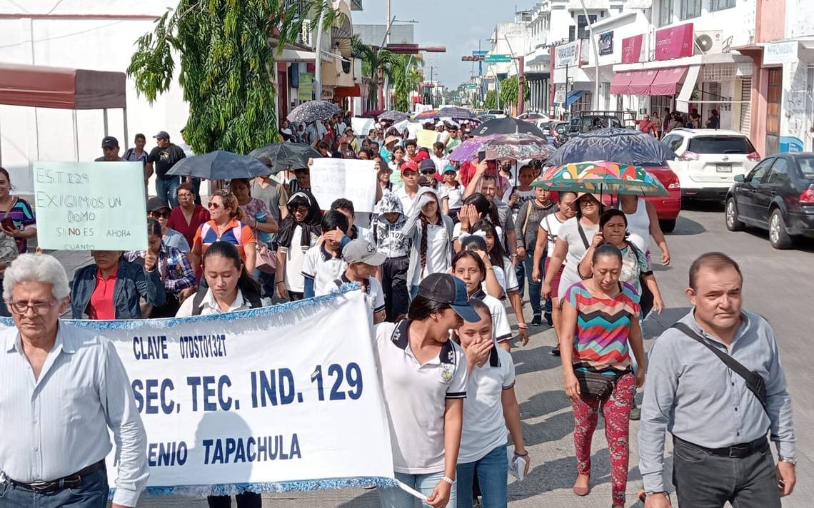 Protesta escuela secundaria técnica número 129, Tapachula - Diario del ...
