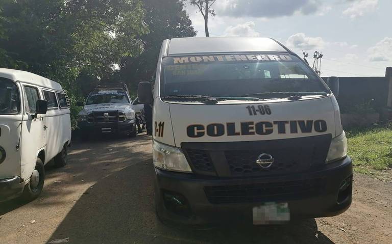  Sujetos denunciados de presunto asalto a conductor de combi en Tapachula
